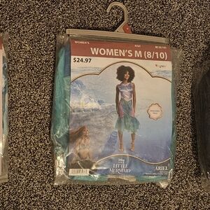 Womens dress up ariel costume medium Halloween little mermaid dress new clothing